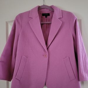 Talbots lavender blazer sz 10